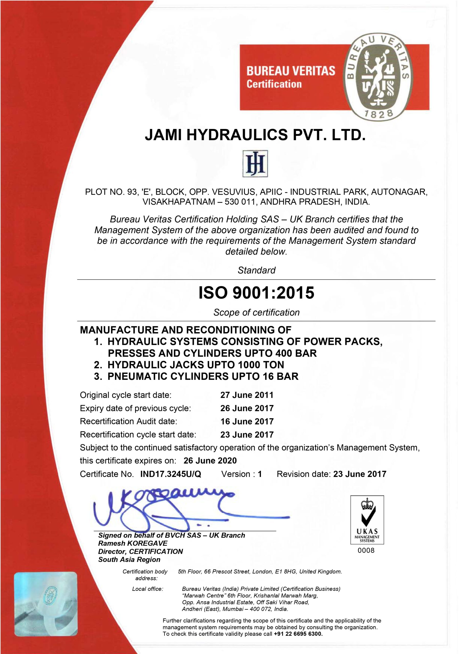 ISO-CERTIFICATE